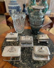 Load image into Gallery viewer, Austrian Sterling Silver Sugar Box with Chinoiserie and Acorn atop
