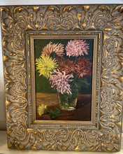 Load image into Gallery viewer, French Still Life Oil Painting of Mums
