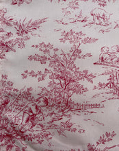 Load image into Gallery viewer, Raspberry toile dinner napkins
