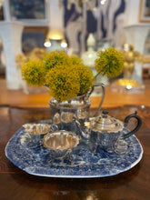 Load image into Gallery viewer, Blue &amp; White Porcelain Platter
