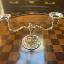 Load image into Gallery viewer, Wild Rose Sterling Silver Candelabra (Set of two candlesticks)
