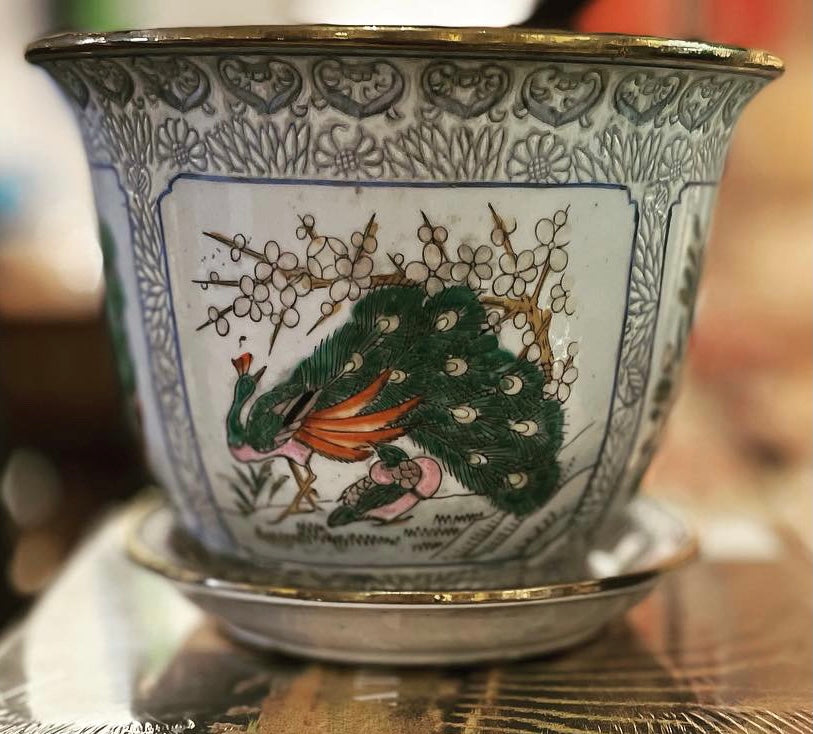 Hand-painted Chinese Planter