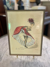 Load image into Gallery viewer, Pair of Original French Costume Watercolor Paintings by Janicotte
