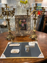 Load image into Gallery viewer, Limoges Porcelain Five-Piece Desk Set
