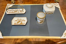 Load image into Gallery viewer, Limoges Porcelain Five-Piece Desk Set
