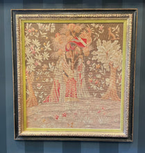 Load image into Gallery viewer, Continental Needlework Panel, 19th Century
