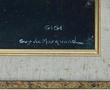 Load image into Gallery viewer, Guy De Marquand Oil on Board, Portrait of Gigi
