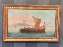 Load image into Gallery viewer, Italian Sailing Boat Oil Painting
