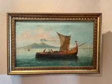 Load image into Gallery viewer, Italian Sailing Boat Oil Painting
