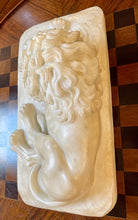 Load image into Gallery viewer, Italian Carrera Marble Lion Sculpture
