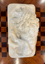 Load image into Gallery viewer, Italian Carrera Marble Lion Sculpture
