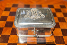 Load image into Gallery viewer, Austrian Sterling Silver Sugar Box with Crest
