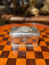 Load image into Gallery viewer, Austrian Sterling Silver Sugar Box with Crest
