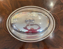 Load image into Gallery viewer, English Silver Domed three-piece serving platter
