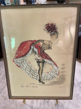 Load image into Gallery viewer, Pair of Original French Costume Watercolor Paintings by Janicotte
